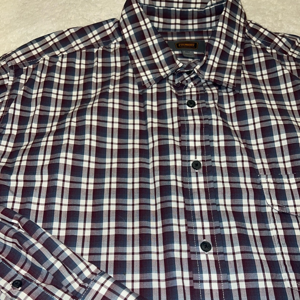 Men’s Foundry Supply Co dress shirt.